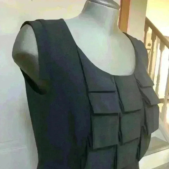 Laundry Shelli Segal  Dress Knee Length Gray - Picture 4 of 10